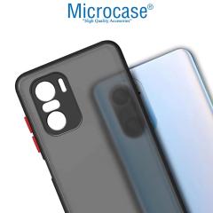 Microcase Xiaomi Mi 11i London Serisi Darbeye Dayanıklı Kılıf - Buzlu Siyah