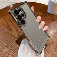Microcase Samsung S23 Ultra Plating Serisi Kamera ve Köşe Korumalı Silikon Kılıf - AL5036