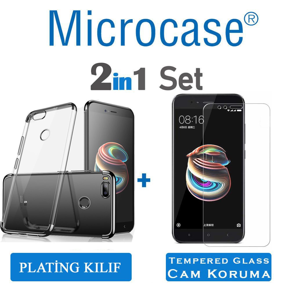 Xiaomi Mi 5X - Mi A1 Plating Series Soft Silikon Kılıf + CAM