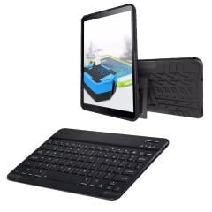 Microcase iPad Pro 11 2021 2in1 Set Alfa Armor Standlı Kılıf + Bluetooth Klavye - AL81113