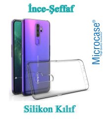 Microcase Oppo A5 2020 - A9 2020 Ultra İnce 0.2 mm Soft Silikon Kılıf + Tam Kaplayan Çerçeveli Cam