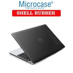 Microcase Huawei Matebook D14 Shell Rubber Kapak Kılıf - Siyah
