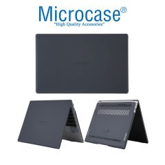 Microcase Huawei Matebook D14 Shell Rubber Kapak Kılıf - Siyah
