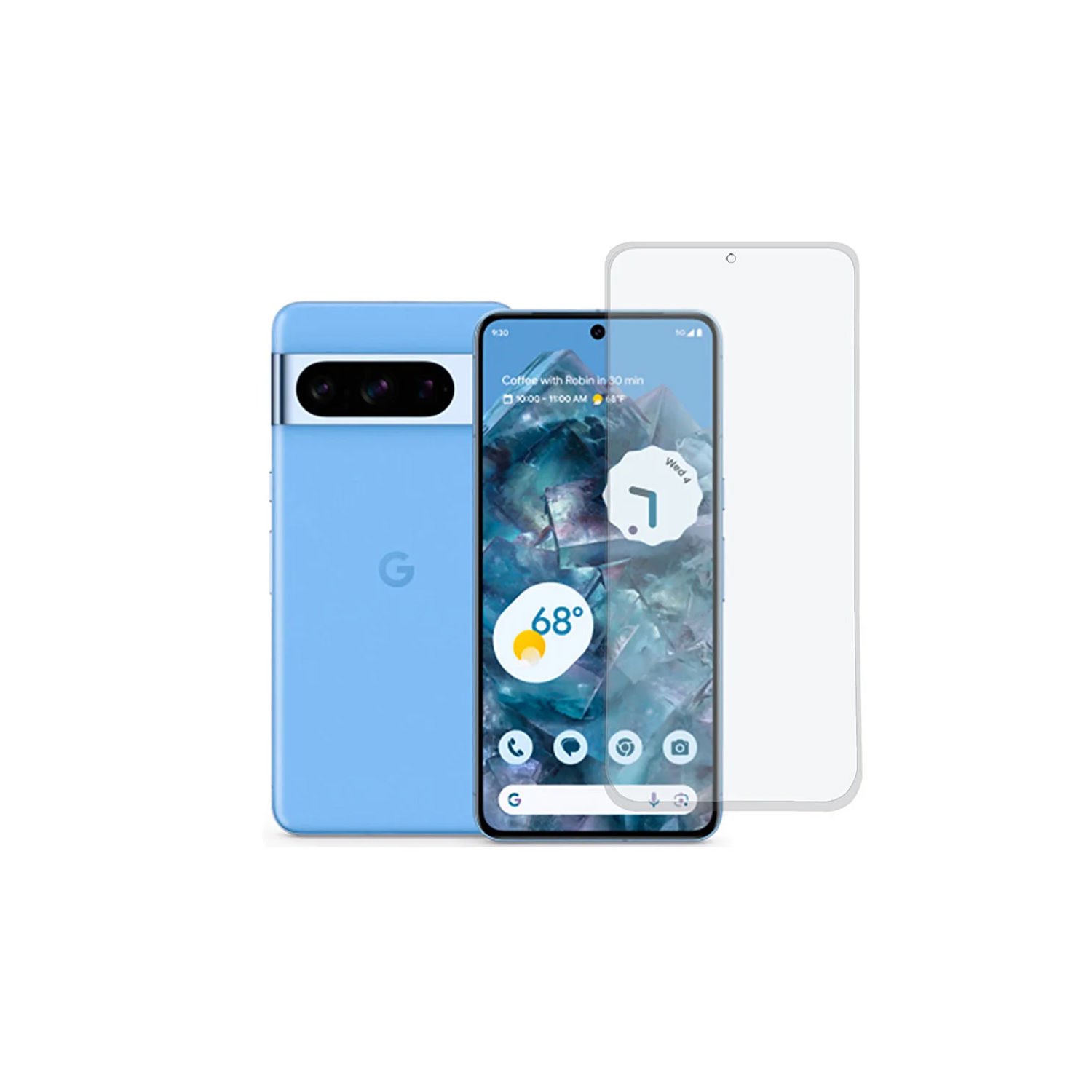 Microcase Google Pixel 8 Pro Tempered Cam Ekran Koruyucu AL3269