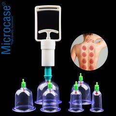 Microcase 12 Parça Vakumlu Kupa Çekme Masaj Hacamat Seti - AL3230