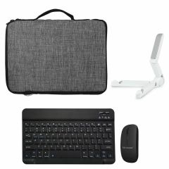 Microcase TCL TAB 10 2.Jenerasyon 10.4 inch tablet  Tablet   Tablet Çanta + Bluetooth Klavye + Mouse + Tablet Standı - AL8112