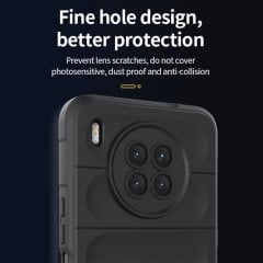 Microcase Huawei Nova 8i Miami Serisi Darbeye Dayanıklı Silikon Kılıf - Koyu Gri