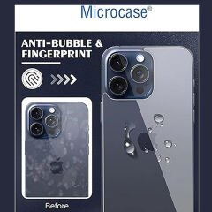 Microcase iPhone 15 Pro Arka Kapak için Tempered Glass Cam Koruma - AL3270