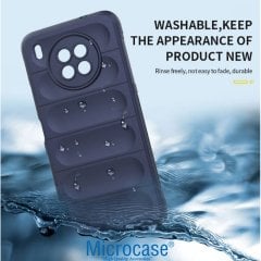 Microcase Huawei Nova 8i Miami Serisi Darbeye Dayanıklı Silikon Kılıf - Koyu Gri
