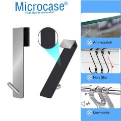 Microcase  Taşınabilir  Paslanmaz Çelik Metal Banyo Duşakabin Mutfak vb. Alanlar için Dikey Askılık-AL4836 1 Adet