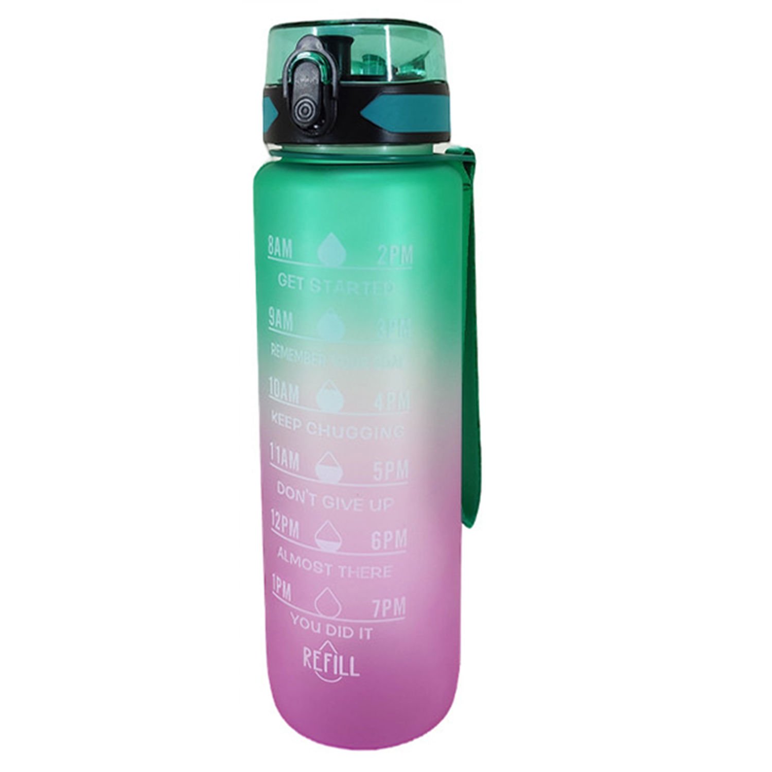 Microcase Motivasyonel Hatırlatmalı 1 Litre Su Matarası-AL3724