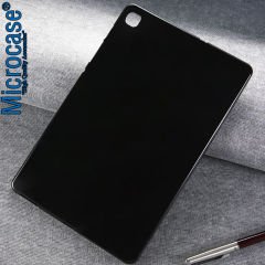 Microcase Samsung Galaxy Tab A7 Lite 2021 8.7 inch T220 T225 Tablet Silikon Kılıf - Siyah