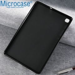 Microcase Samsung Galaxy Tab A7 Lite 2021 8.7 inch T220 T225 Tablet Silikon Kılıf - Siyah