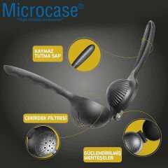 Microcase Paslanmaz Döküm Lüks Limon Sıkacağı Naranciye Sıkıcı Limon Sıkacak - AL3799