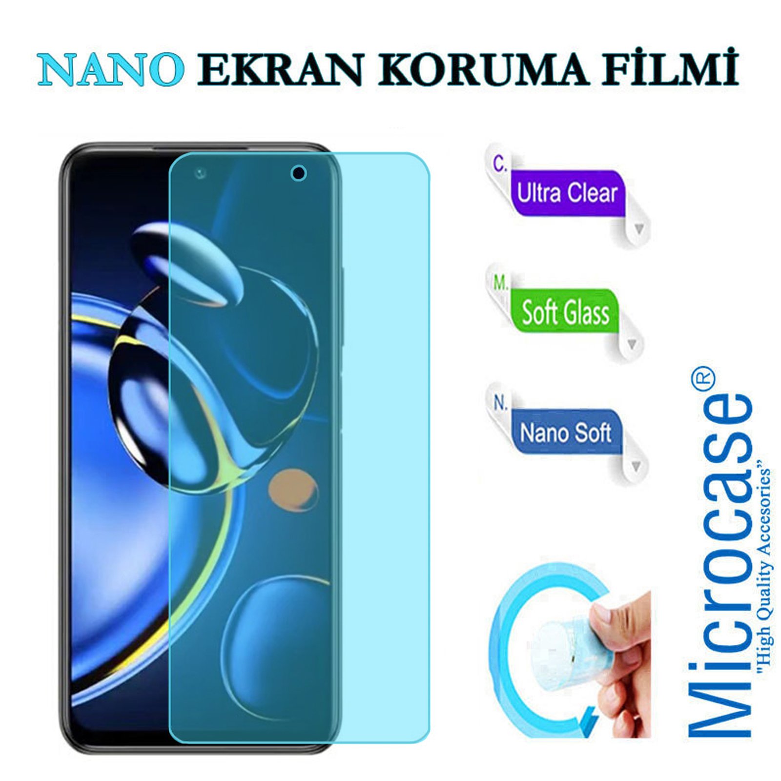 Microcase Xiaomi Redmi Note 11 SE Nano Esnek Ekran Koruma Filmi