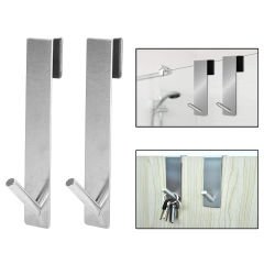 Microcase   Taşınabilir  Paslanmaz Çelik Metal Banyo Duşakabin Mutfak vb. Alanlar için Dikey Askılık-AL4836 2 Adet