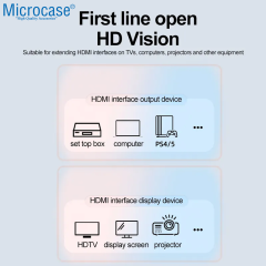 Microcase Ultra HD 8K Alüminyum Başlıklı HDMI To HDMI Kablo 3 Metre - AL5084