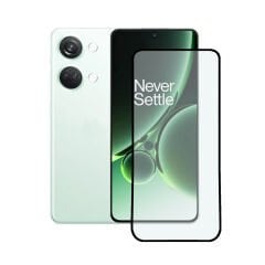 Microcase OnePlus Nord 3 5G Tam Kaplayan Çerçeveli Tempered Ekran Koruyucu - Siyah AL3276