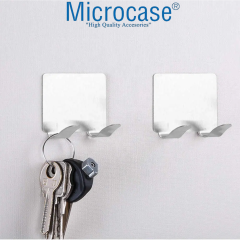 Microcase Çok Amaçlı Mutfak Banyo vb Alanlar için Metal Havlu Bornoz Askılık Kanca 1 Adet - AL4962