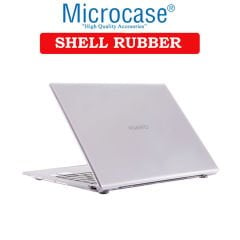 Microcase Huawei Matebook D14 Shell Rubber Kapak Kılıf - Kristal