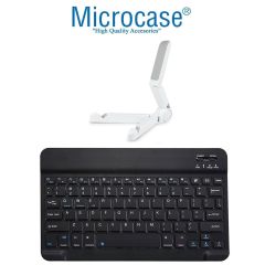 Microcase Huawei MatePad SE 11  inch Tablet için Bluetooth Klavye 27 cm (TR Sticker) + Tablet Standı - AL2754