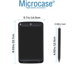 Microcase 8.5 inch Dijital Kalemli Çizim Yazı Tahtası Eğitim Tableti - AL3769