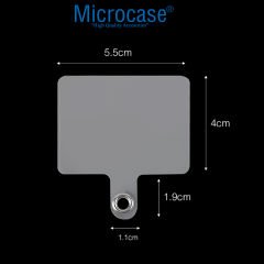 Microcase  Telefon  İp Askılıklar için Plastik  Tutacak Bağlantı Parçası Şeffaf-AL4831 1 Adet