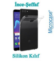 Huawei Y9 2018 İnce 0.2 mm Silikon Kılıf + CAM (SEÇİN)