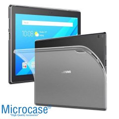 Microcase Lenovo Tab 4 10 Plus Tablet Silikon Kılıf + Nano Glass