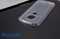 Motorola Moto E5 Plus İnce 0.2 mm Soft Silikon Kılıf+Tempered Cam