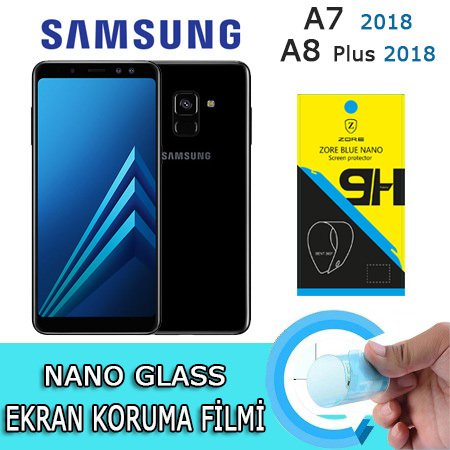 Samsung Galaxy A8 Plus 2018 Nano Ekran Koruma Filmi