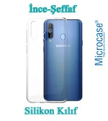 Samsung Galaxy M30 0.2 mm İnce Silikon Kılıf + Tam Kaplayan Cam