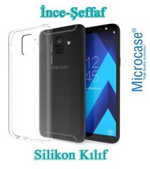 Samsung Galaxy A9 Lite İnce 0.2 mm Silikon Kılıf + Ekran Koruma