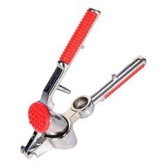 Microcase Döküm Metal Ergonomik Sarımsak Ezeceği ve Zeytin Vişne Kiraz Çekirdek Çıkarıcı - AL3807