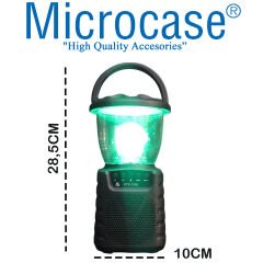 Microcase KTS-1188 Taşınabilir Kablosuz Led Işıklı Bluetooth Hoparlör 3 Inch-AL3904