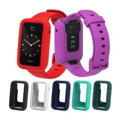 Microcase Xiaomi Mi Band 7 Pro Önü Açık Mat Silikon Kılıf - AL3172