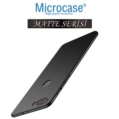 Microcase ZTE Nubia Z18 Matte Serisi Silikon Kılıf Siyah + CAM