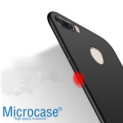 Microcase ZTE Nubia Z18 Matte Serisi Silikon Kılıf Siyah + CAM