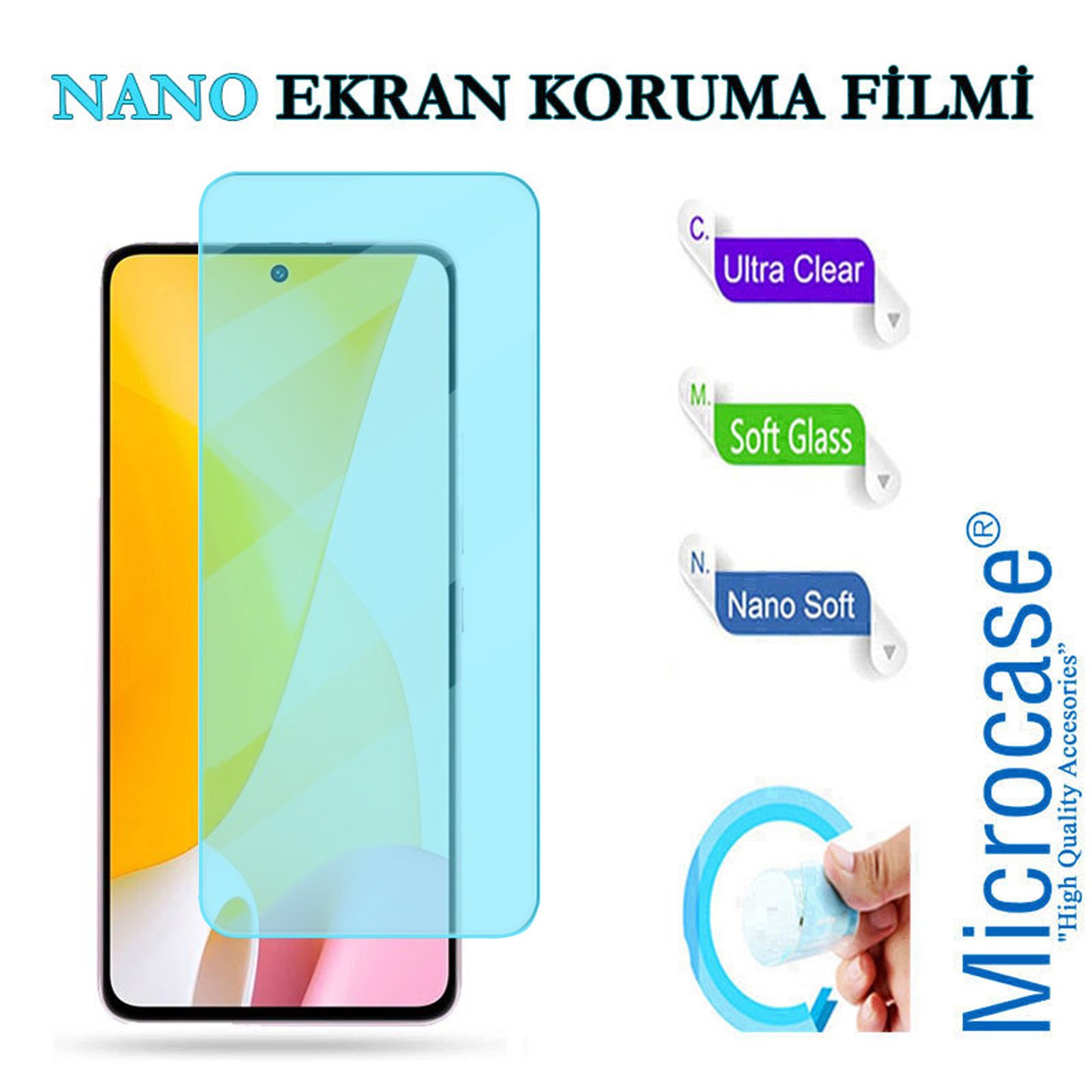 Microcase Xiaomi 12 Lite Nano Esnek Ekran Koruma Filmi