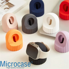 Microcase Apple Watch Bütün Serileri ile uyumlu Silikon Şarj Standı - AL4995