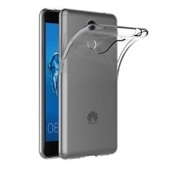 Huawei Y7 Prime Ultra İnce Şeffaf Koruma Kılıfı + Cam