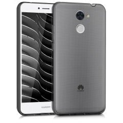 Huawei Y7 Prime Ultra İnce Şeffaf Koruma Kılıfı + Cam