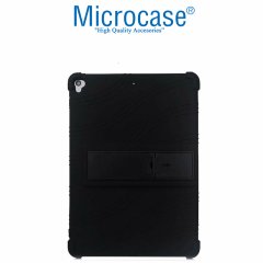 Microcase iPad 8.Nesil 10.2 inch Standlı Silikon Kılıf - Siyah