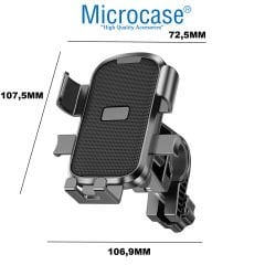 Microcase YC-D2 360 Derece Döner Bisiklet Motorsiklet Atv Scooter Gidon Telefon Tutucu Tutacağı AL4577
