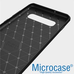 Microcase Samsung Galaxy S10 Plus Brushed Silikon Kılıf