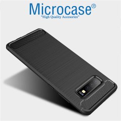 Microcase Samsung Galaxy S10 Plus Brushed Silikon Kılıf