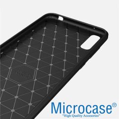 Huawei Y7 2019 - Y7 Prime 2019 Brushed Kılıf + Tam Kaplayan Cam