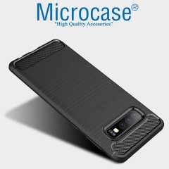 Microcase Samsung Galaxy S10 Brushed Silikon Kılıf