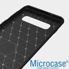 Microcase Samsung Galaxy S10 Brushed Silikon Kılıf