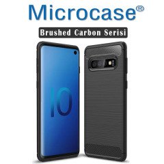 Microcase Samsung Galaxy S10 Brushed Silikon Kılıf